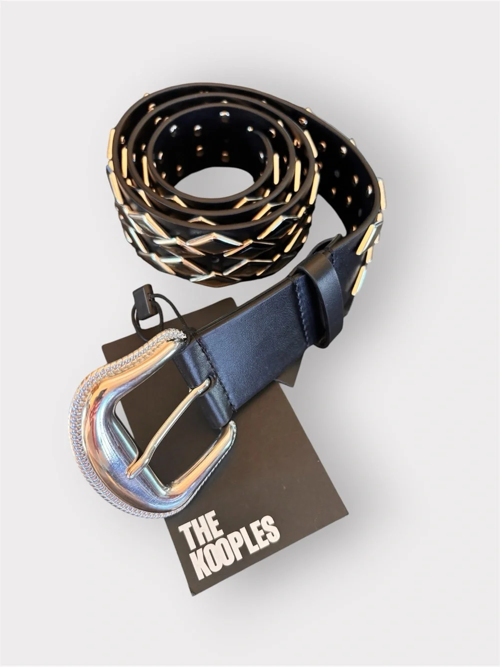 THE KOOPLES Studded Leather Belt – Black | NWT | French Size 1 MSRP $395